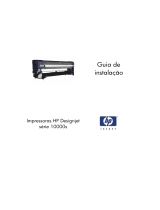 HP DesignJet 10000s Printer series Guia de instalação