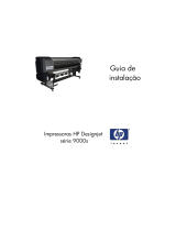 HP DesignJet 9000s Printer series Guia de instalação