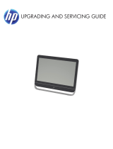 HP Pavilion TouchSmart 23-f300 All-in-One Desktop PC series Manual do usuário