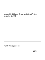 HP Compaq dc5700 Microtower PC Guia de usuario