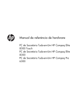 HP Compaq Pro 6300 All-in-One Desktop PC series Guia de referência