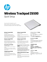 HP Z6500 Wireless Trackpad Guia rápido