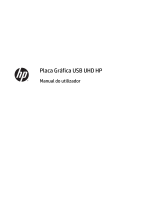 HP UHD USB Graphics Adapter Manual do usuário