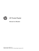 HP Pocket Playlist Manual do usuário