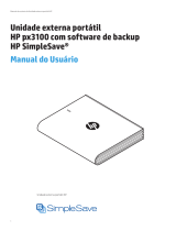 HP External Portable USB 3.0 Hard Drive Manual do usuário