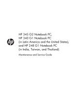 HP 345 G2 Notebook PC Guia de usuario