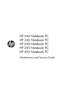 HP 246 G1 Notebook PC Guia de usuario