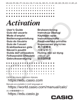 Casio Activation Manual do usuário