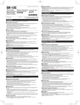 Casio GR-12C Manual do usuário