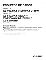 Casio XJ-F10X, XJ-F20XN, XJ-F100W, XJ-F200WN, XJ-F210WN Manual do usuário