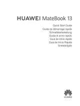 Huawei MateBook 13 Guia rápido