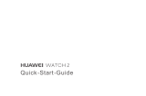 Huawei Watch 2 Guia rápido