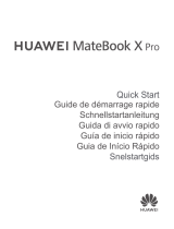 Huawei MateBook X Pro 2019 Guia rápido