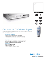 Philips DVDR3300H/19 Product Datasheet