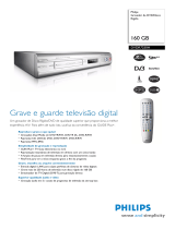 Philips DVDR7250H/58 Product Datasheet