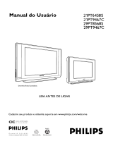 Philips 21PT6458S/78 Manual do usuário