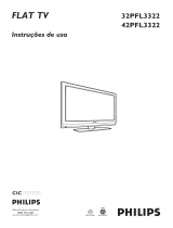 Philips 42PFL3322/78 Manual do usuário