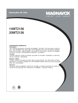 Magnavox 14MT2136/78 Manual do usuário