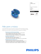 Philips SHB2505BL/10 Product Datasheet