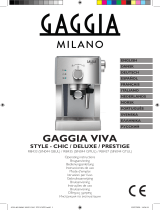 Gaggia VIVA CHIC Manual do proprietário