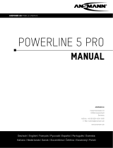 ANSMANN POWERLINE 5 PRO Manual do usuário