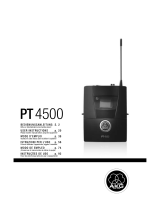 AKG PT 4500 Manual do usuário