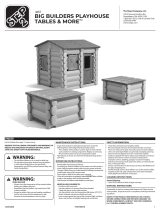 Step2 Big Builders Playhouse Tables & More™ 132 Piece Building Set Manual do usuário