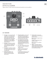 TCElectronic DITTO X2 LOOPER Guia rápido