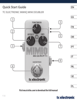 TC Electronic 414429 Electronic Mimiq Mini Doubler Guia rápido