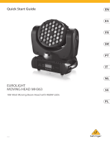 Behringer MOVING HEAD MH363 Guia rápido