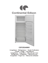 CONTINENTAL EDISON CEF2D240W1 Manual do usuário