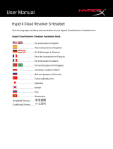 Hyper X HyperX Cloud Revolver S gaming headset Manual do usuário