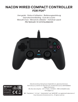 Nacon Official PS4 Wired Controller Manual do usuário