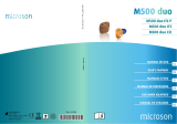Microson M500 duo CIC Manual do usuário