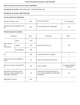 Bauknecht KGNF 182 WS Product Information Sheet