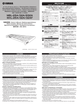 Yamaha MXL-32A Manual do proprietário
