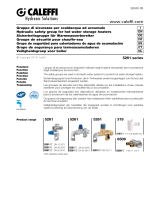 Caleffi 319 Series Manual do usuário