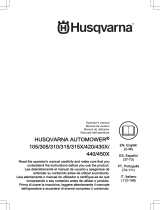 Husqvarna 315, 320 Manual do usuário