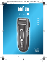 Braun series 3 360 g Manual do usuário