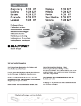 Blaupunkt VERONA RCR 127 Fitting Instructions Manual