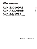 Pioneer AVH-A3200DAB Manual do usuário