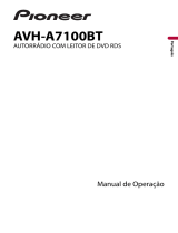 Pioneer AVH-A7100BT Manual do usuário