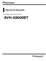 Pioneer AVH-X8600BT Manual do usuário