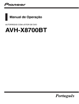 Pioneer AVH-X8700BT Manual do usuário