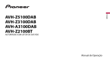 Pioneer AVH-A3100DAB Manual do usuário
