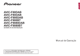 Pioneer AVIC-F80DAB Manual do usuário