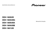 Pioneer DEH-1800UBA Manual do usuário
