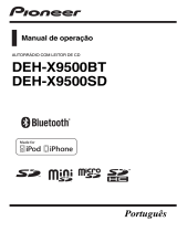 Pioneer DEH-X9500BT Manual do usuário