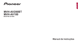 Pioneer MVH-AV280BT Manual do usuário