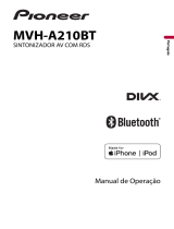 Pioneer MVH-A210BT Manual do usuário